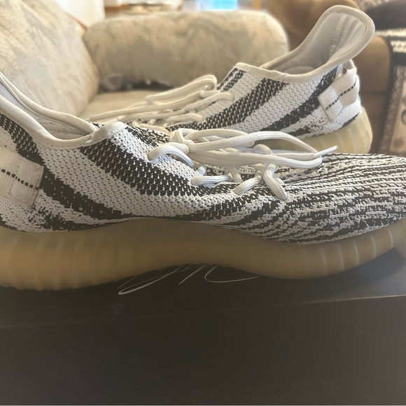 Adidas Zebra Yeezy’s. Size 11. - Picture 5 of 7
